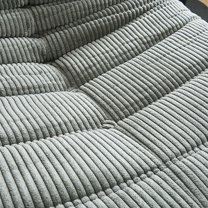 Bean Bag Sofa Handmade Buttons&Coarse Wrinkle Design