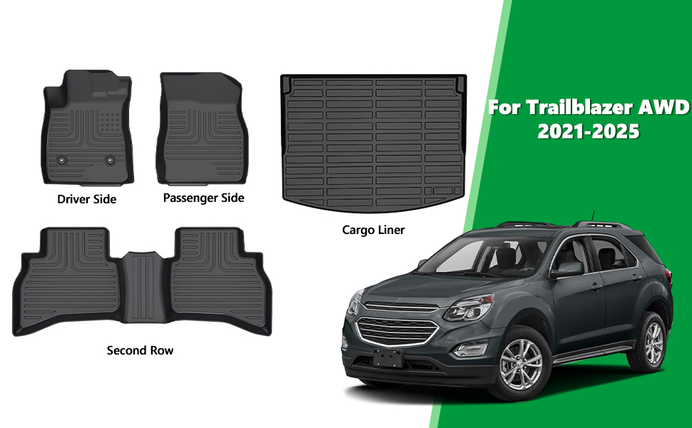 NorandAccessories for Chevy Trailblazer AWD Floor Mats