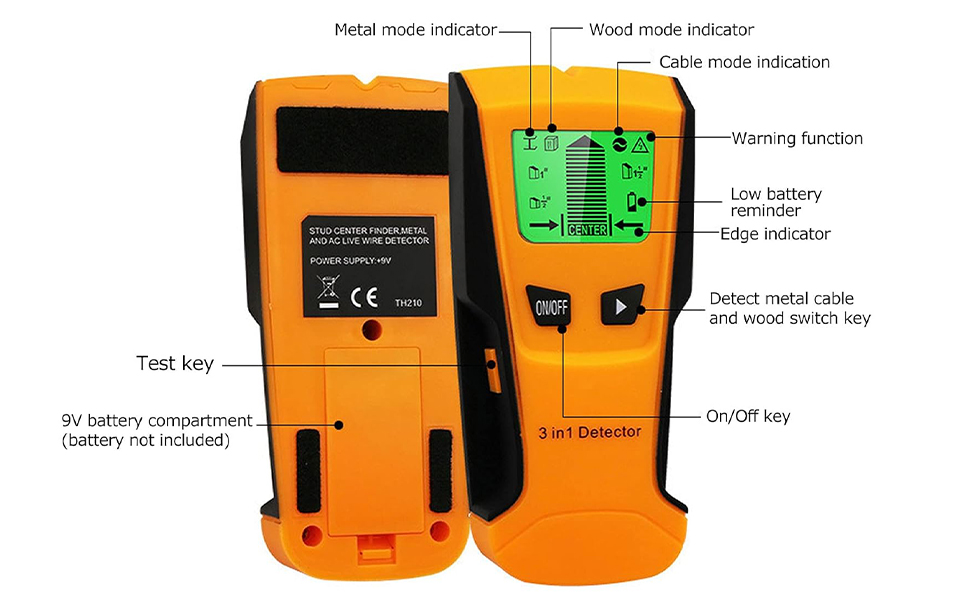 wall stud finder tools & home improvement studfinder stud finder with electric wire finder