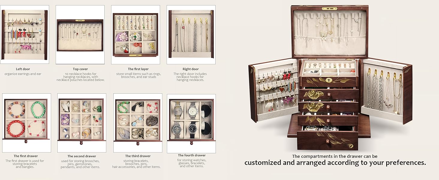 Large Capacity Jewelry Box