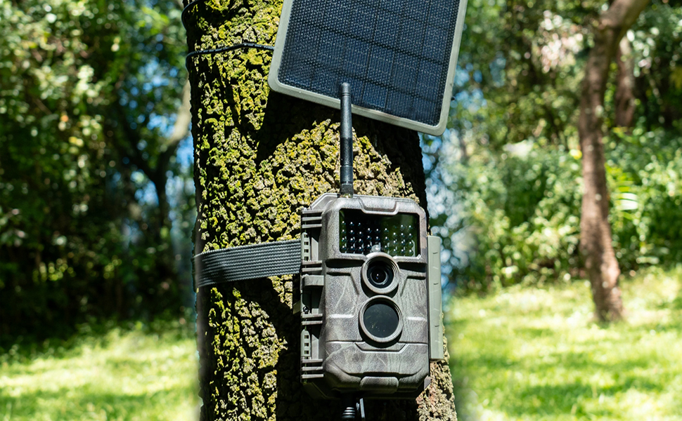 GardePro E6P Wildlife Camera WiFi Bluetooth, 48MP 1296p Game Cameras