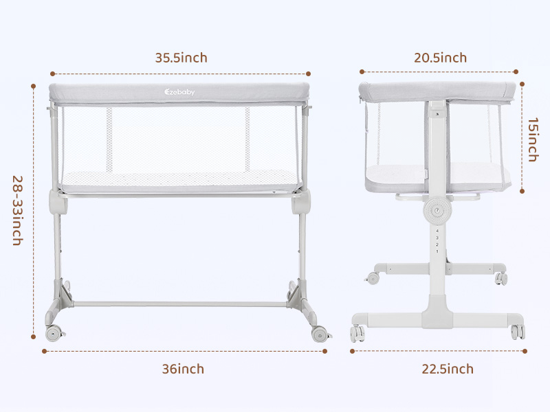 Ezebaby Baby Bassinet Bedside Sleeper
