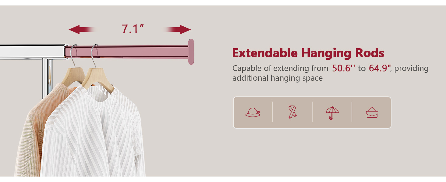 adjustable clothing rack