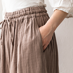 スコットクラブ購入 フェンネル ワイドパンツ アンクル丈 スカーチョ スコットクラブ購入 フェンネル ワイドパンツ アンクル丈