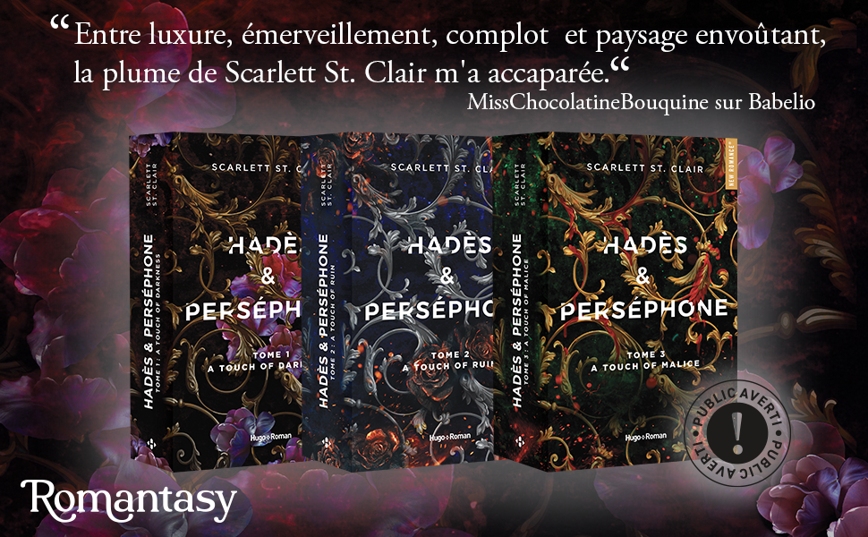 Hadès et Perséphone Tome 01 A touch of darkness ST. Clair, Scarlett, Bligh, Robyn Stella