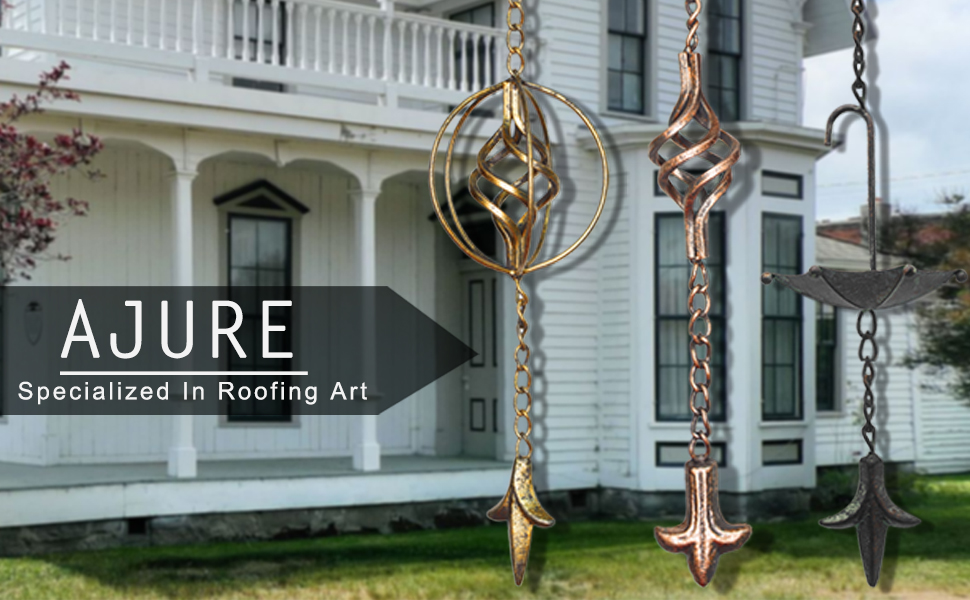 Ajure Rain Chain Basin for Anchor, 12'' Bird Bath Bowl