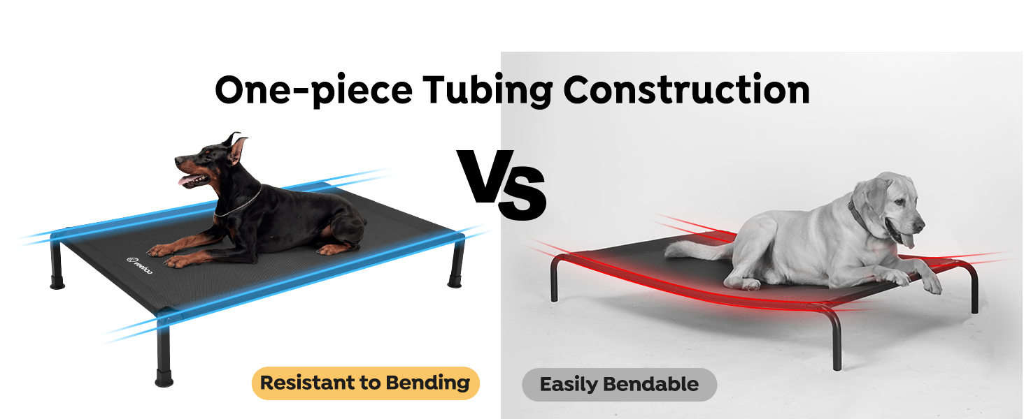 Veehoo Heavy Duty Elevated Dog Bed, Raised Dog Bed with