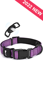Airtag Dog Collar Reflective