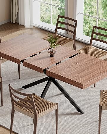 Amazon.com: MECHYIN Extendable Dining Room Table for 4-8, 55