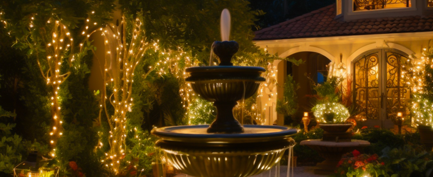 string solar lights outdoor waterproof