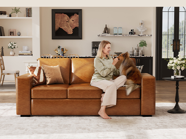 アデペシュ　WARM 3 seat sofa Amazon.com: 3-Seat Upholstered Sofa with Hidden Storage