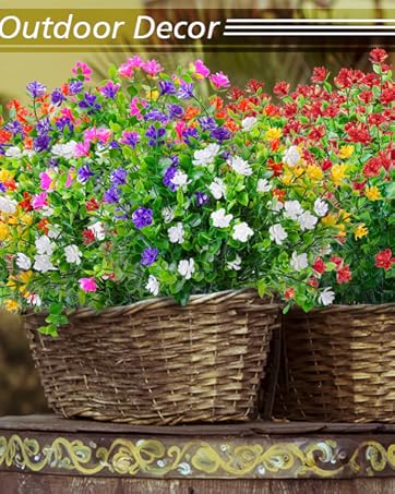 outdoor artificial flowers