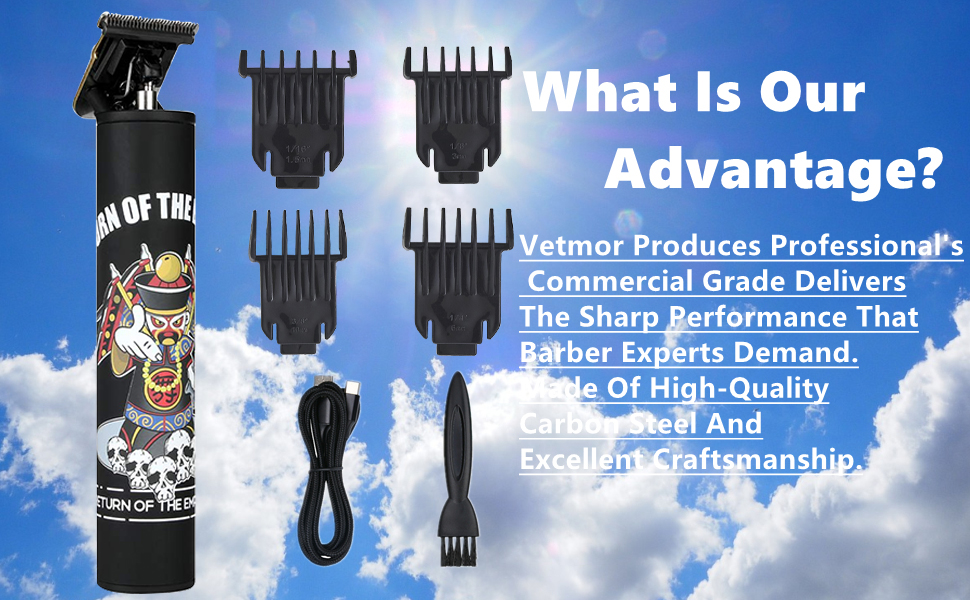 Vetmor Zero Gapped Trimmers Hair Liners for Men Edge Up