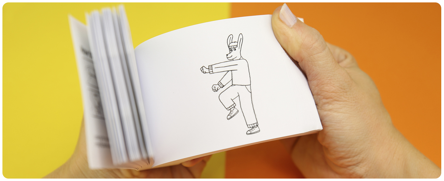 Flipboku Coloring & Animation Flipbook 6 Funky