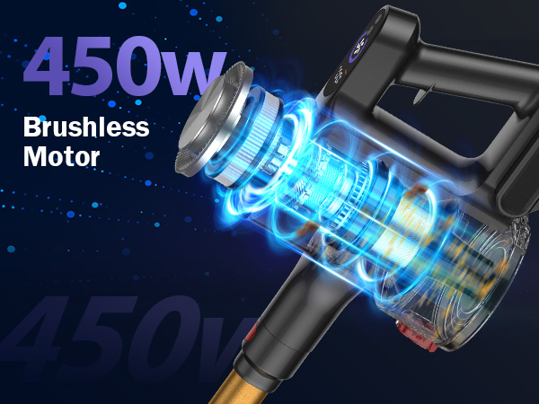 Amazon.com: Cordless Vacuum Cleaner, 40Kpa Vacuum Cleaners