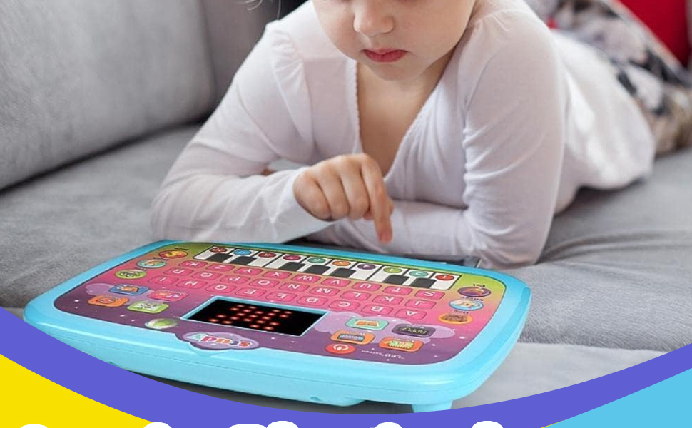 kids laptop for 21- 5 years full screen kids laptop toys for 2+ year old girl toy for kids laptop