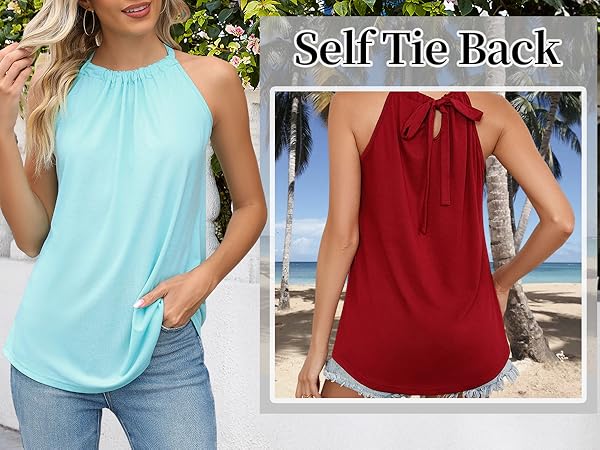 Bashafo Dressy Cotton Tank Tops for Women Loose Fit Casual