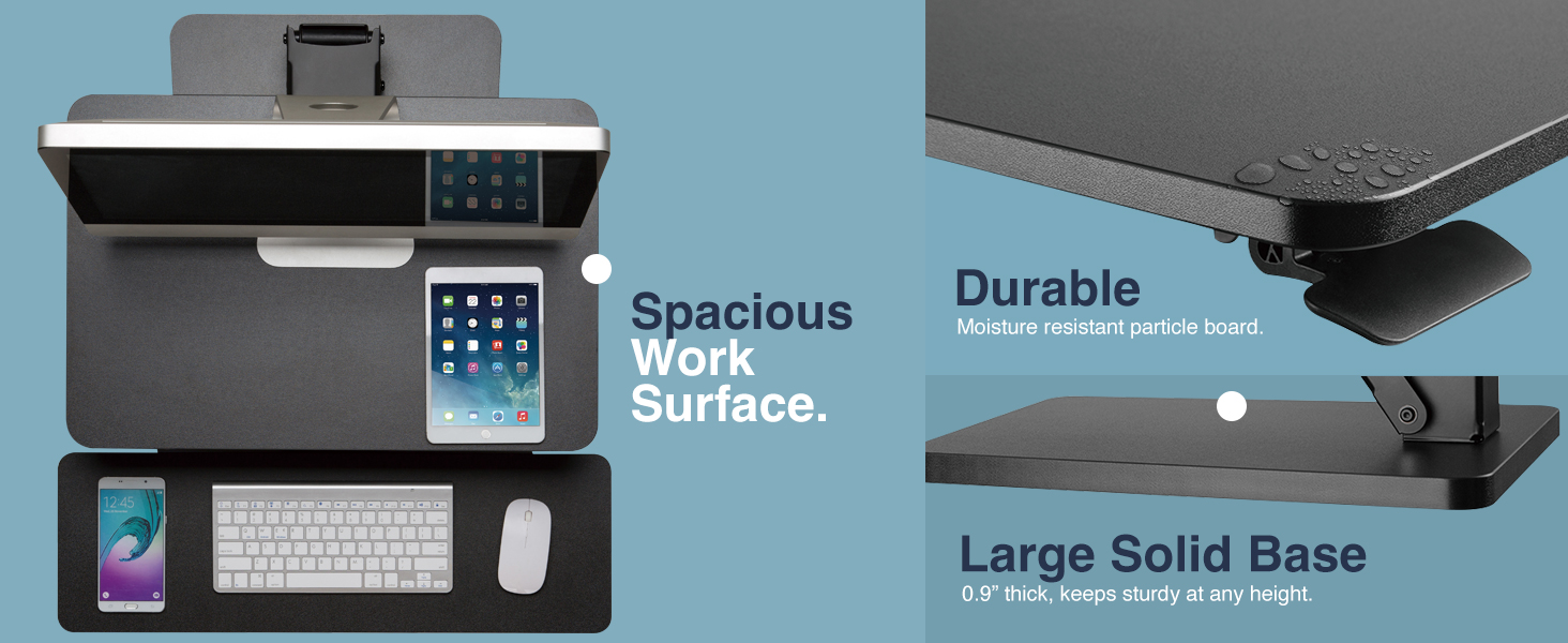 Desky Zero Standing Desk Converter Features 3