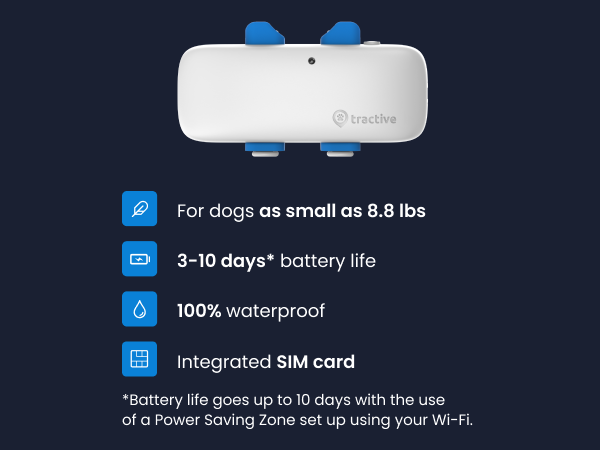 Tractive GPSドッグトラッカー Tractive GPS Dog & Cat Tracker - Location & Activity