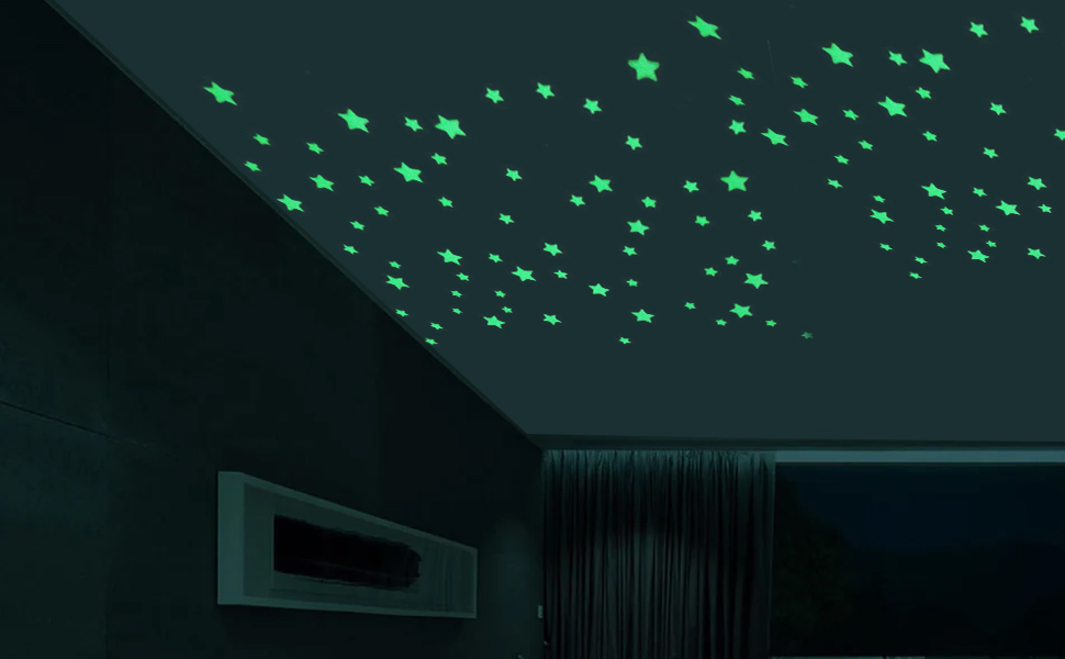 Bokin Glow in The Dark Stars, 200 Pcs Glow in The Dark