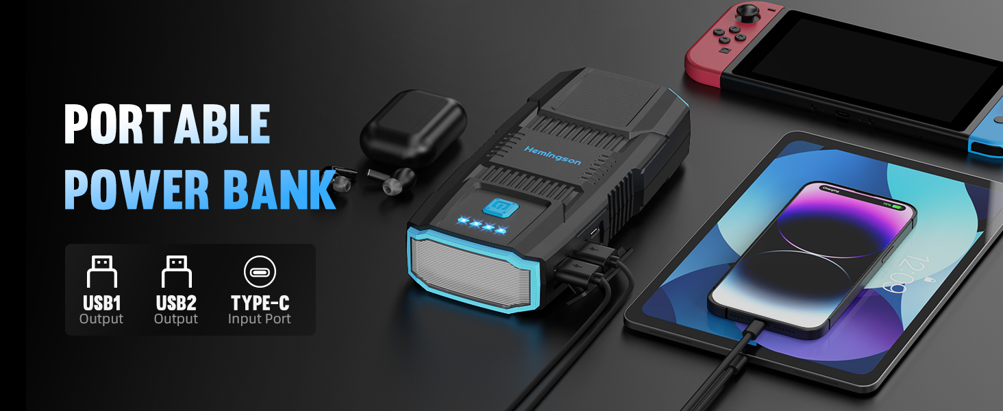 battery booster jump starter