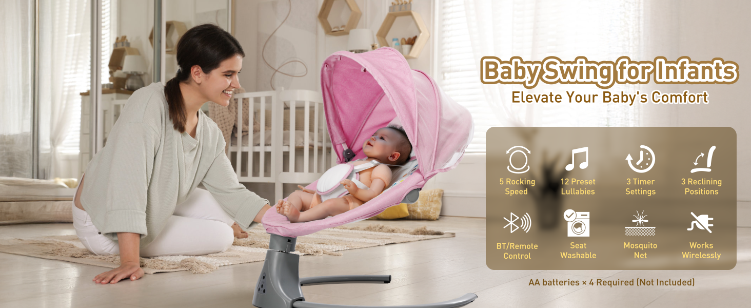 Electric Baby Swing Chair