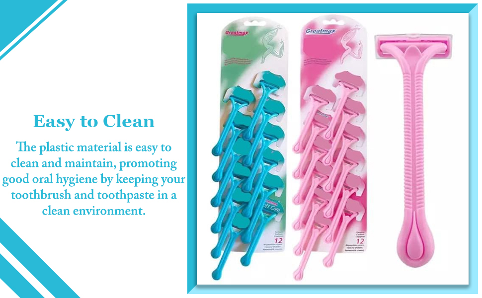 Use and through razor perfect for travel and home use.