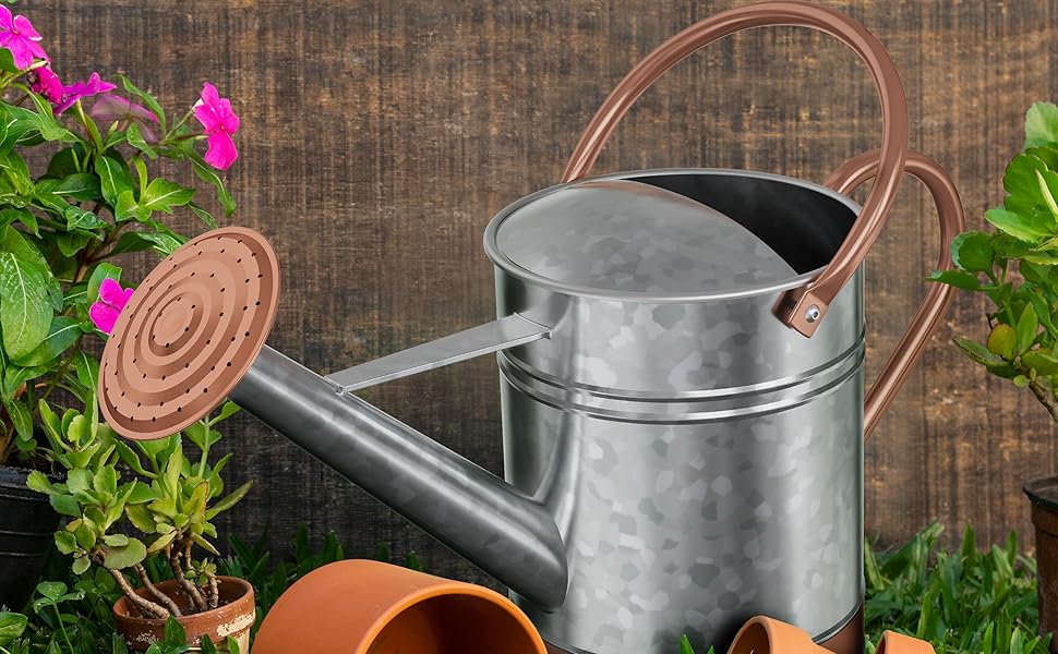 Beautiful Appearance | The Vintage Zinc Hue Is Timeless And Elegant, Use This Copper Watering Can 