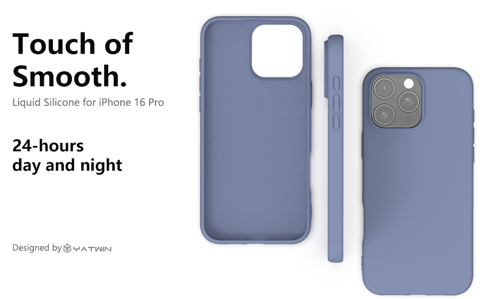 Apple iPhone 16 Pro Silicone Phone Case Grey