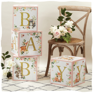 woodland baby block boxes