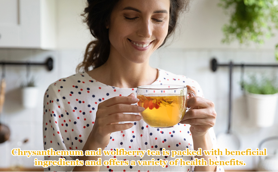 Chrysanthemum and wolfberry tea Kidneys & Liver Health Tea，Chrysanthemum and