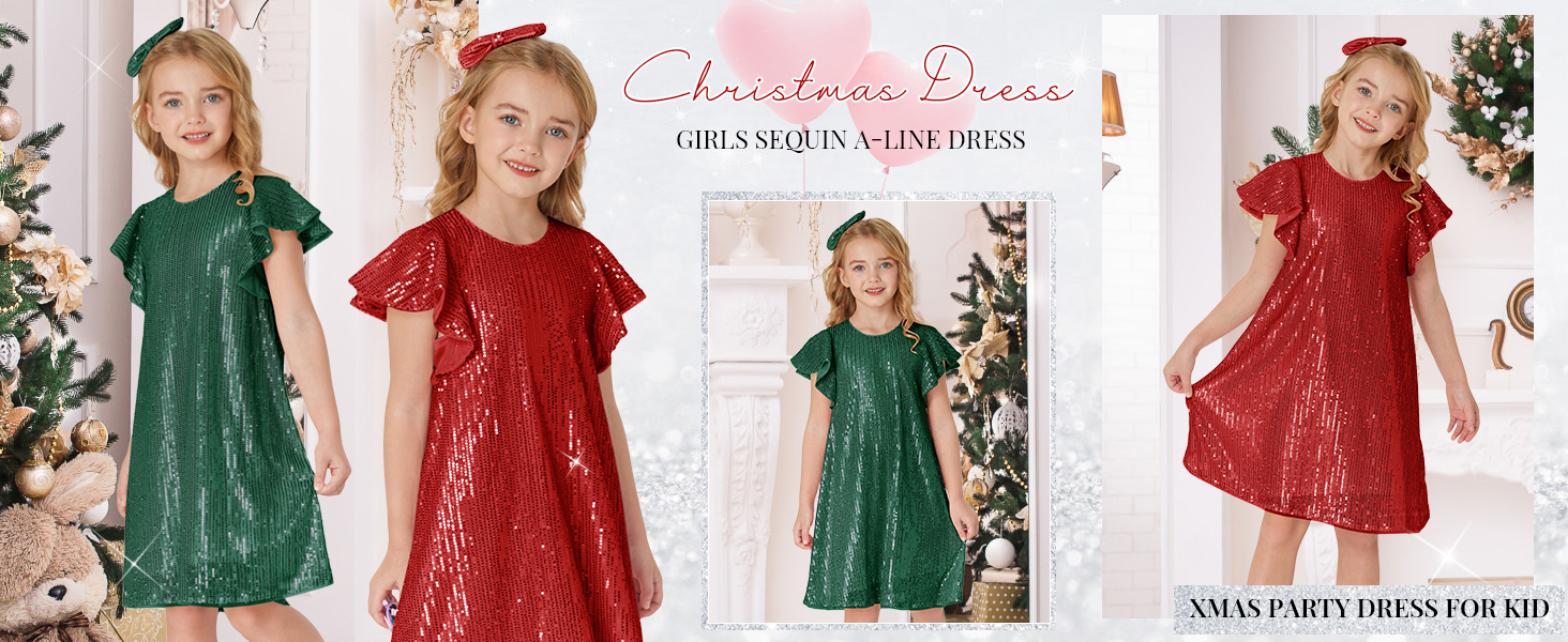 girls christmas dress size 10-12