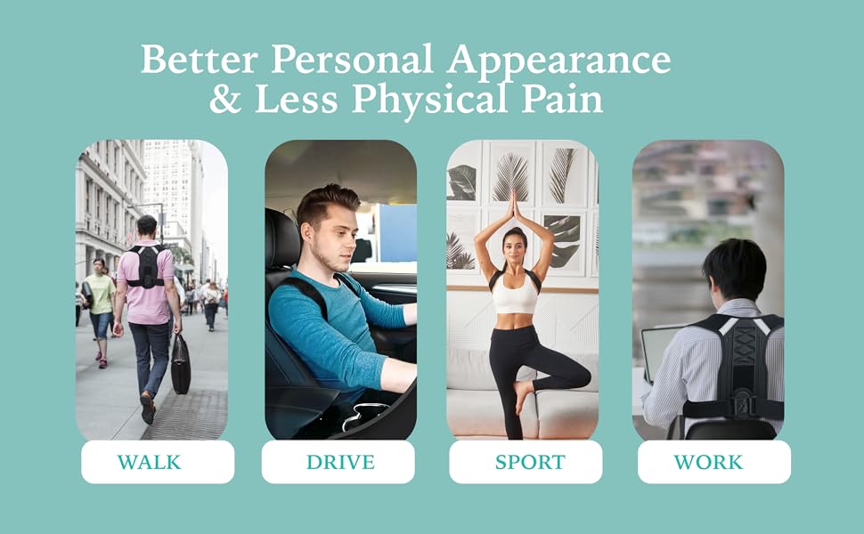 Adjustable Back and Shoulder Straightener