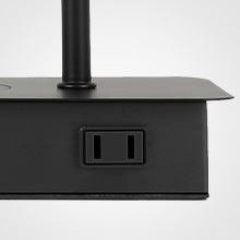 table lamp with usb port and outlet
