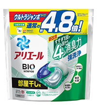 Amazon | 【ケース販売】アリエール ジェルボール4D 洗濯洗剤