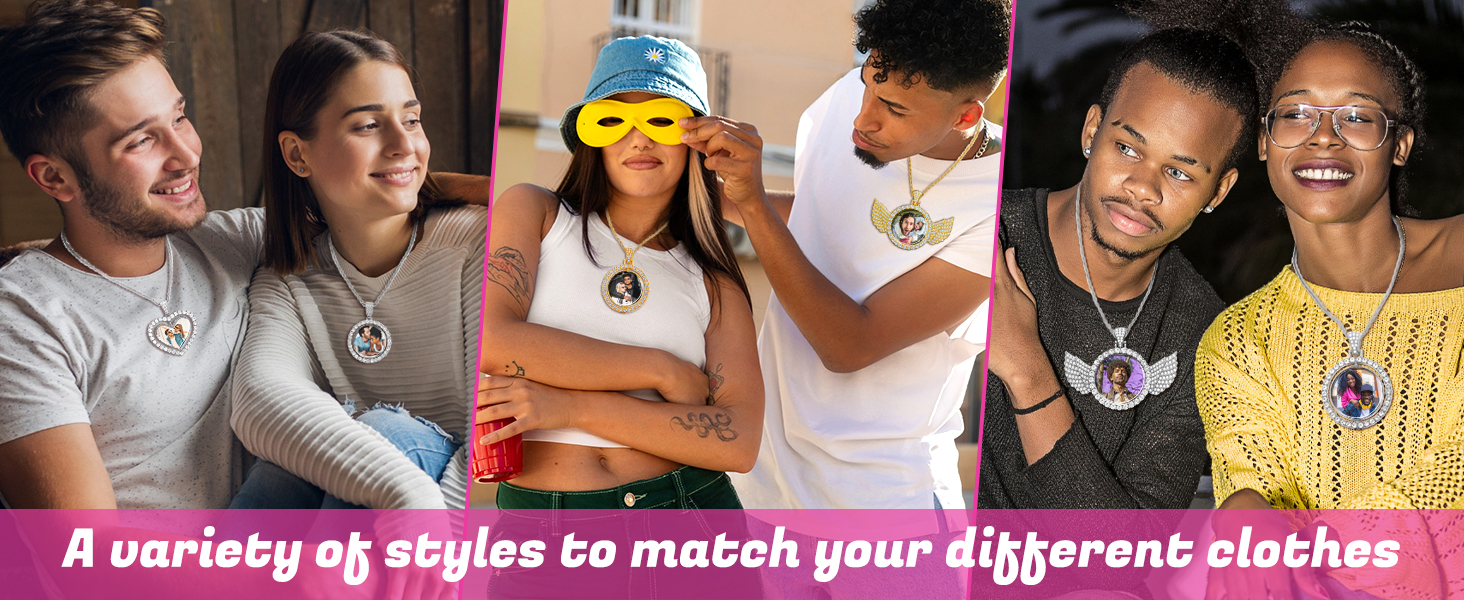 picture necklace personalized photo