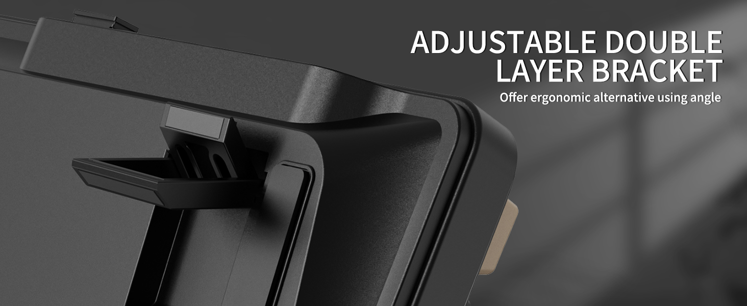 X66 Tri Mode Wireless Mechanical Gaming Keyboard with Adjustable Keyboard Holder