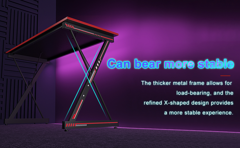 Gaming Desk 32 Inch PC Computer Desk, Simple Gaming Table,Home Office