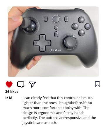 ergonomic and fits my hands