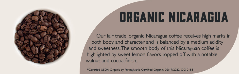 Organic Nicaragua description