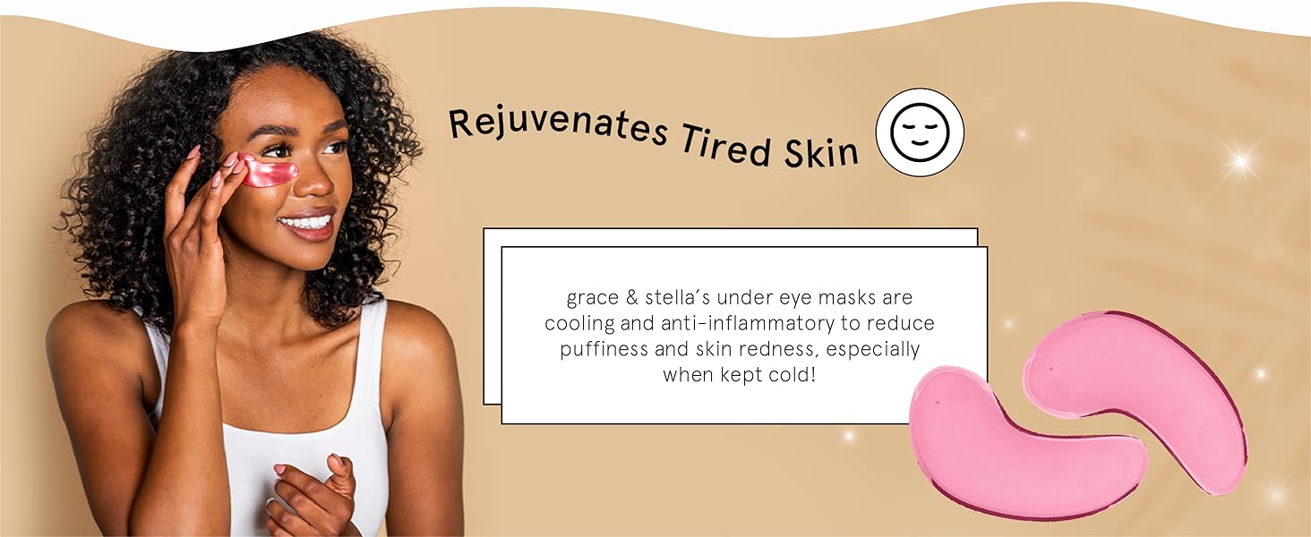 Best eye patches for puffy eyes. Rejuvenate tired skin and dark circles with a cooling effect