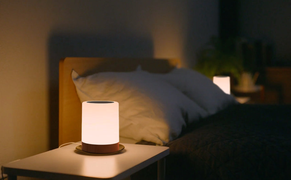 Homcasito Touch Lamp Night Light for Kids LED Nursery Bedside Lamp