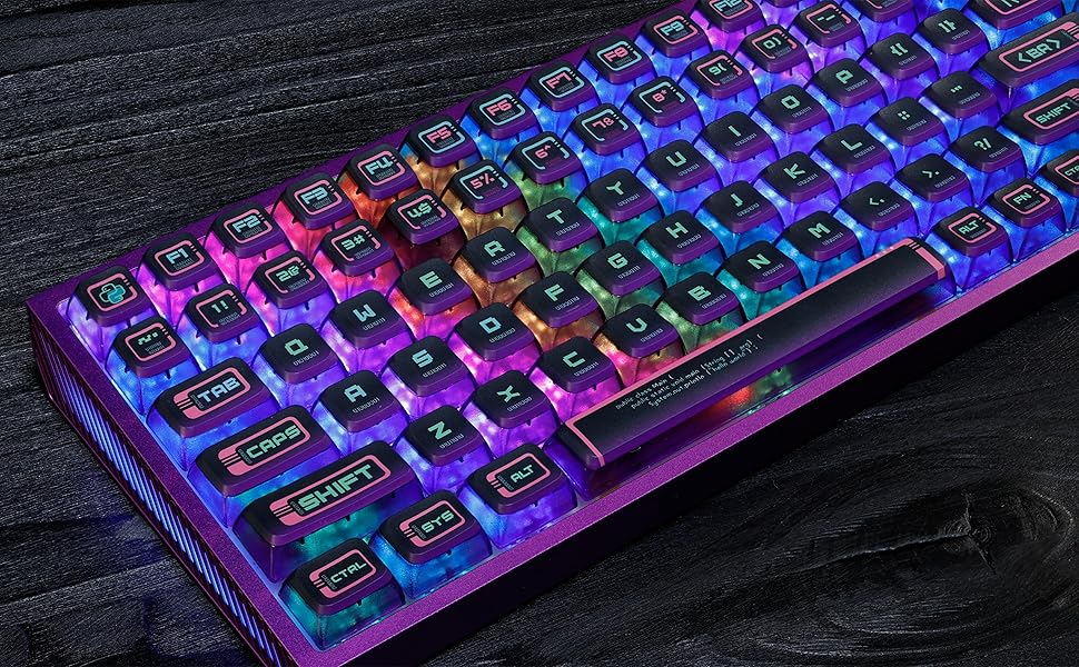 Amazon.com: REDQIN Pudding Keycaps PBT Keycaps Shine Through