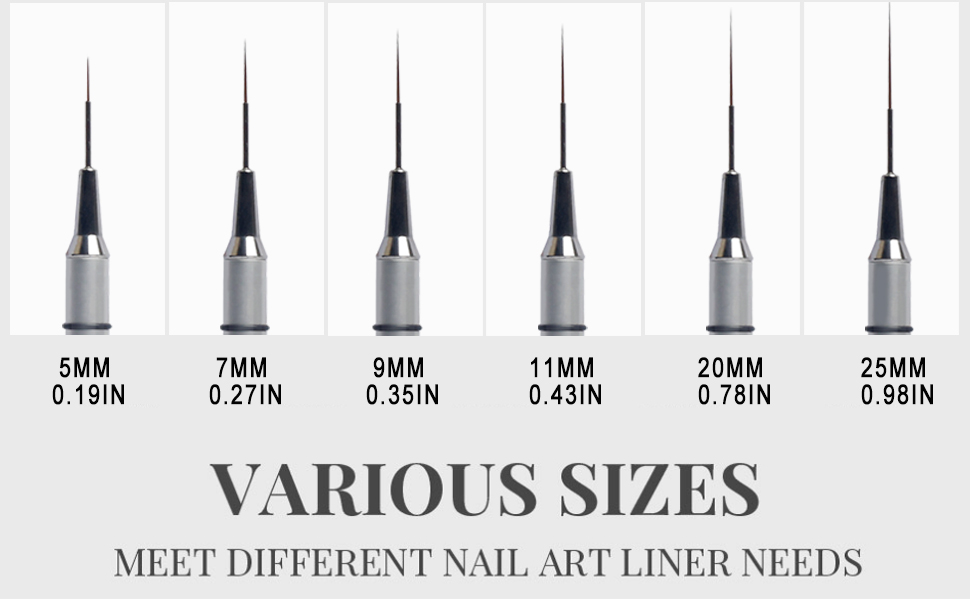 Nail Liner Borstels
