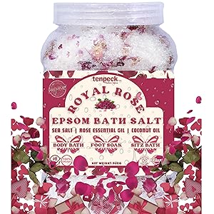 epsom salt, epsom bath salt, lavender bath salt, raw sea salt, essential oil