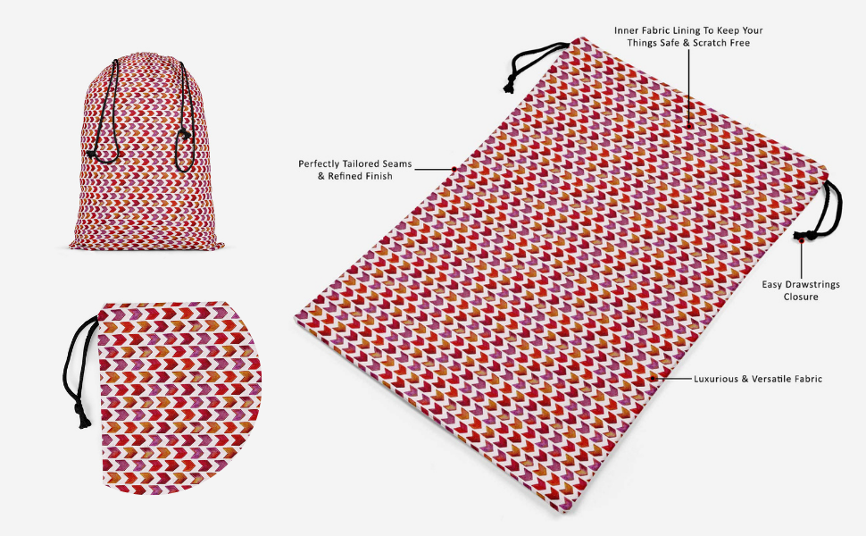 Drawstring Sack Bag A+NEW