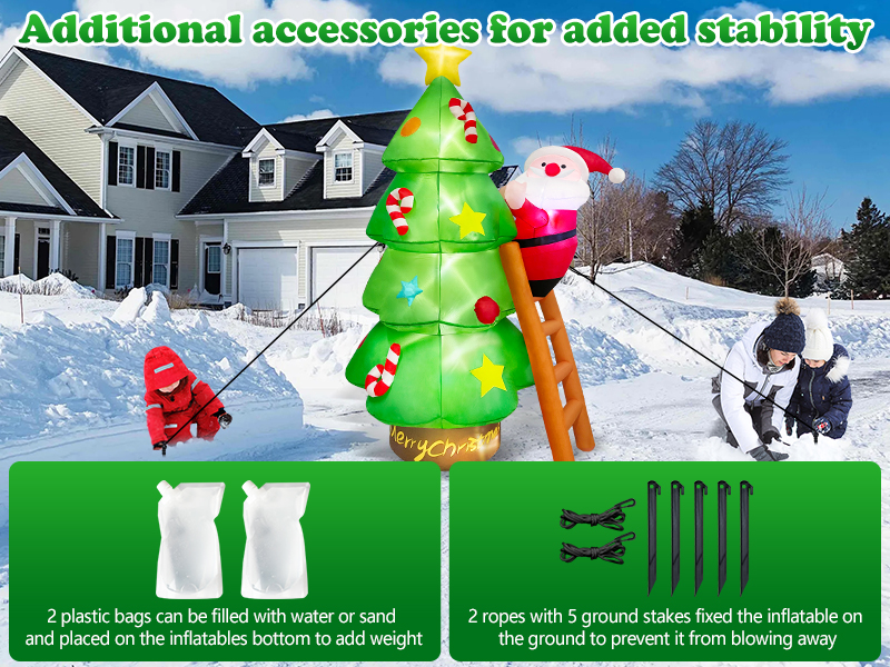 christmas inflatables outdoor decorations clearance
