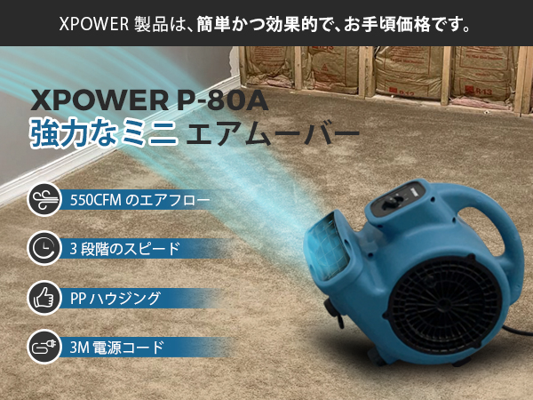 Amazon.co.jp: XPOWER P-80Aミニマイティエアムーバーフロア