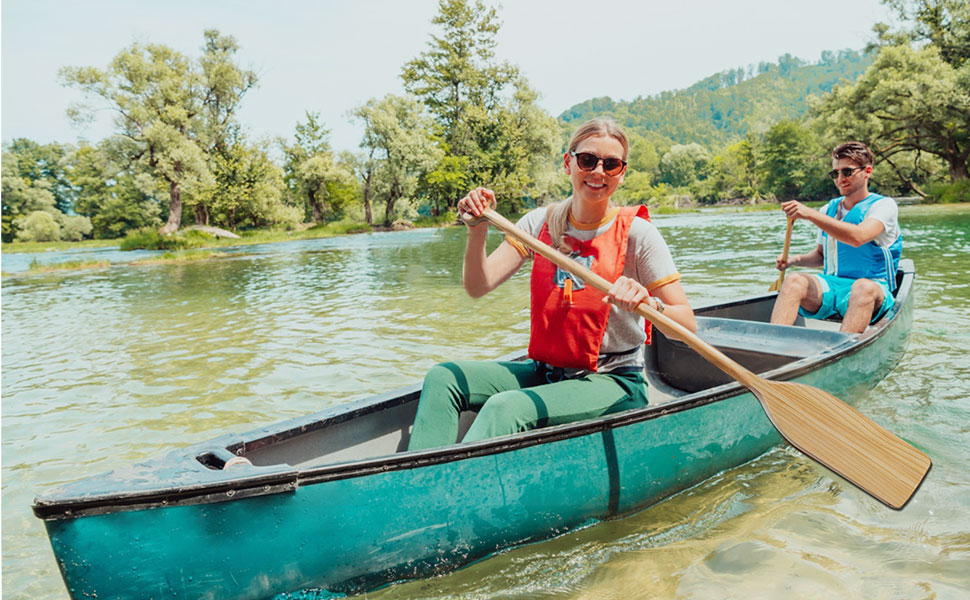 Wooden Oar canoe paddle board  boat paddle