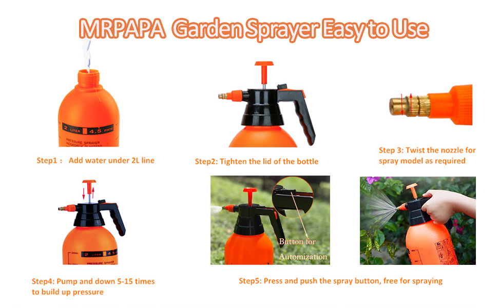 hand pressure sprayer